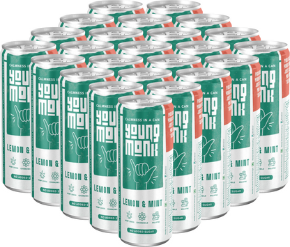 Lemon & Mint Flavour (Pack Of 24) Infused with Herbs, Hemp, Zero Added Sugar CALMNESS Drink